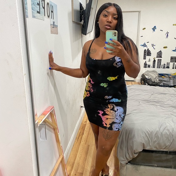 Dresses & Skirts - Black Mini Dress